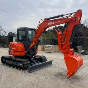 Горячая продажа: Японский импортный подержанный мини-экскаватор Kobota U55 (5 тонн), б/у экскаваторы U35, U55, U85 оптом - Product Image 3