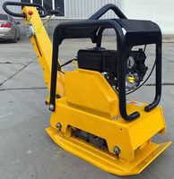 Compacteur à plaques d'occasion Modèle FPC-220 Moteur 5,5 CV Poids 235 kg Plaque de compactage 450x810 mm Marche avant/arrière Haute efficacité