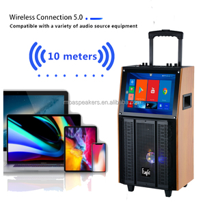 Sistema de altavoces portátil de 15 pulgadas, <span class=keywords><strong>YouTube</strong></span>, Android 13, PA, pantalla táctil inalámbrica, espejo móvil, máquina de Audio para Karaoke, WiFi - Product Image 4