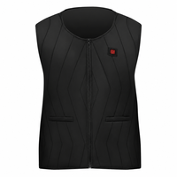 Gilet chauffant électrique d'hiver pour adultes, rechargeable, résistant à l'eau, sans manches, en tissu polyester Oxford, vêtements chauds