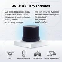 Module d'antenne GNSS intelligent JS-UK43 avec précision RTK centimétrique pour la topographie agricole de précision par drone UAV