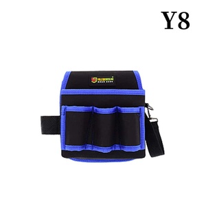 Ceinture porte-outils avec plusieurs poches, en tissu Oxford durable, couleur noir et jaune, style simple pour usage professionnel - Product Image 2