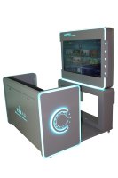 Console d'Arcade PS4 à 2 Joueurs, Équipement de Pousse-Pièces en Réseau pour Hôte Partagé, Machine de Jeu d'Arcade de Bataille Défi pour Parc d'Attractions