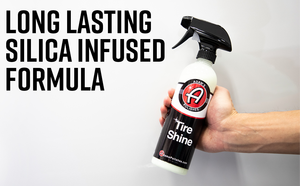Spray para Brillo de Neumáticos Adam con Aplicador, Limpiador de Ruedas, Revestimiento Cerámico, Cera para Autos, Protección para Neumáticos - Product Image 4