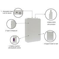 Diffuseurs d'arômes muraux à vente chaude, 500 ml, machine à huile parfumée sans eau avec contrôle Bluetooth