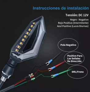 Accesorios para Motocicleta BAOBAO, Intermitentes Fluidos, Luces LED para <span class=keywords><strong>Moto</strong></span>, Mini Luces Intermitentes, Luces LED para <span class=keywords><strong>Moto</strong></span> - Product Image 4