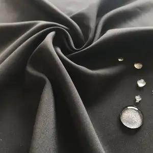 Whitening काले सादे उच्च च Pongee नीचे जैकेट विरोधी स्थैतिक कपड़े Pongee अस्तर के लिए 100 पॉलिएस्टर कपड़े