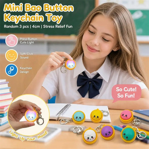 Glow Dumpling Keychains Lovely Baozi <b>Steamer</b> Random Color for GiftBags PartyFavors Wedding Favors for Guests Easy to Clean - Product Image 5