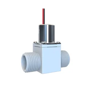 Transl 1/2 inch dc 6v 12v plastic pulse control electric latching water solenoid valve for toilet tap controlling system