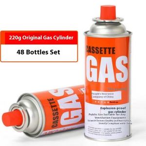 Réservoir de gaz magnétique léger portable pour les activités de plein air-Petit sac de four de carte de butane liquéfié en métal à usage d'urgence - Product Image 2