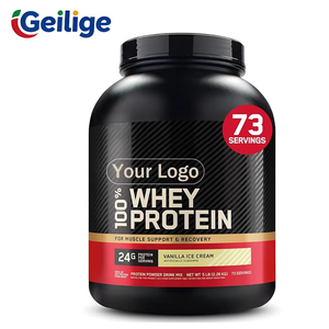Poudre de concentré d'isolat de protéines de lactosérum 5lbs saveur crème glacée <span class=keywords><strong>vanille</strong></span>, mélange de boisson nutritionnelle sportive personnalisé sous marque privée ODM - Product Image 1