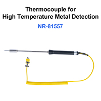 Quick Response Thermocouple Stainless Steel Probe Water Resistant Thermocouple for High Temperature Metal Detection
