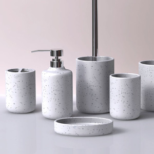 Estilo Europeo simplemente diseñado negro polyresin bebé cuarto de <span class=keywords><strong>baño</strong></span> <span class=keywords><strong>accesorios</strong></span> - Product Image 3