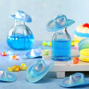 Mini chapeau bleu, accessoires pour poupées, fournitures pour animaux <span class=keywords><strong>de</strong></span> compagnie, bouchon <span class=keywords><strong>de</strong></span> bouteille <span class=keywords><strong>de</strong></span> vin pour la décoration quotidienne ou les fêtes d'anniversaire des garçons - Product Image 1