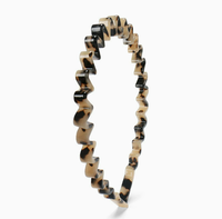 Serre-tête haut de gamme en acétate de cellulose de 8 mm d'épaisseur, fait main, pressé sur les cheveux pour une fixation sûre, style mignon
