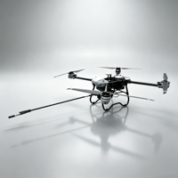 Drone de nettoyage professionnel haute pression pour le lavage des bâtiments avec mission entièrement autonome et certificat CE