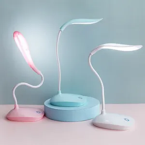 Lampe Led tactile pliable pour Table de bureau ou de lecture, avec variateur de lumière, pour Protection des yeux, convient aux étudiants