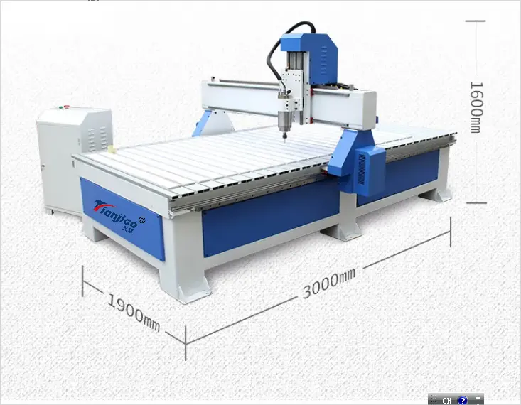 TJ-1325 CNC woodworking engraving machine is used to process wooden doors