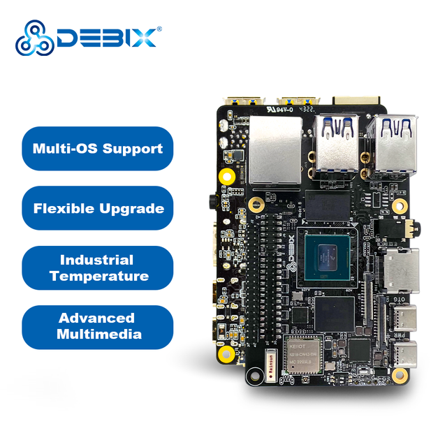 AI Enabled 2.3 TOPS NPU NXP I.MX 8M Plus 4GB Memory Wide Temperature Rich I/O TSN Support Industrial Single Board Computer for