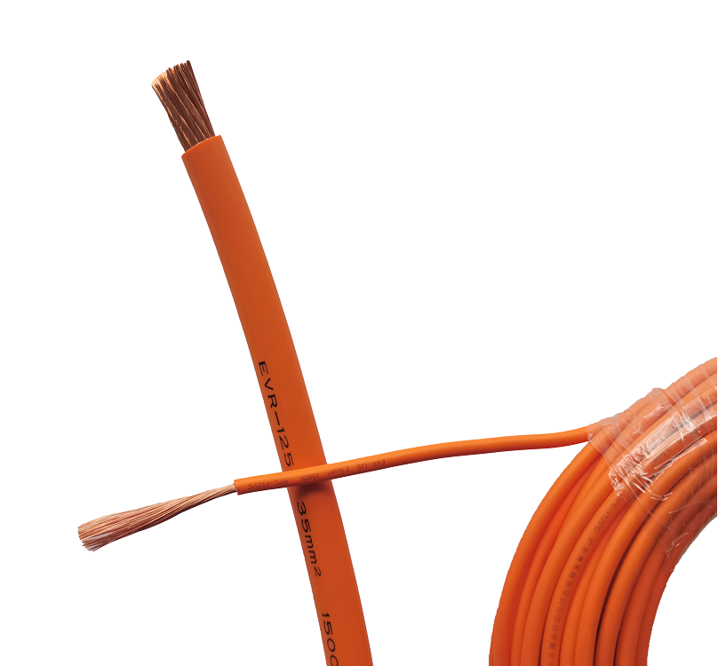High voltage power cable car HV cable automotive wire AC1000V DC1500V 125C 1*70mm 1*50mm new energy vehicle cable