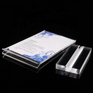 Factory Cheaper A4 A5 A6 Sign <strong>Holder</strong> Custom <strong>Plexiglass</strong> Stand Acrylic <strong>Menu</strong> <strong>Holder</strong> - Product Image 3