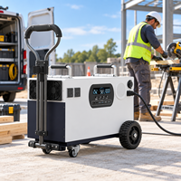 Générateur solaire portable 1,6 kW/4,2 kWh avec panneau solaire, batterie LiFePO4, onduleur à onde sinusoïdale pure et démarreur de secours pour la maison