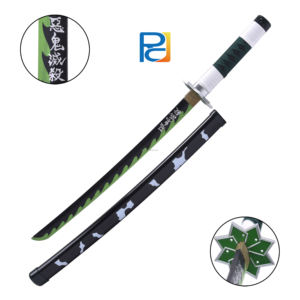 Épée <span class=keywords><strong>Katana</strong></span> en bambou et plastique authentique, jouet en bois pour <span class=keywords><strong>Demon</strong></span> <span class=keywords><strong>Slayer</strong></span> - Product Image 4