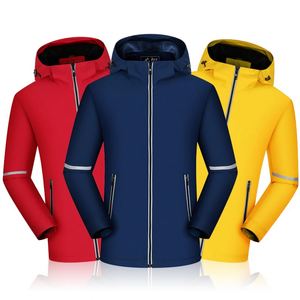 Chaqueta Cortavientos Impermeable para Hombre, 100% Poliéster, para Senderismo, Expediciones, Todo Clima, Diseño Deportivo - Product Image 1