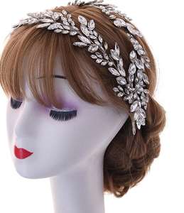 Nouveau dîner luxe grillage vêtements créatifs chapeaux rétro tête bijoux mariage cheveux accessoires mariée tête pièce - Product Image 3