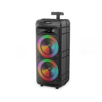 Système de cinéma maison à lumière Led 300W, équipement Dj, sans fil, scène de fête, karaoké, Bt, chariot amplificateur, caisson de basses, haut-parleur