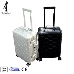असीम चर गति पुल रॉड वाणिज्यिक यात्रा ट्राली सूटकेस यूनिवर्सल पहिया एल्यूमीनियम सामान बैग
