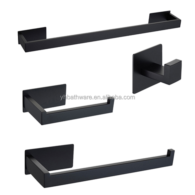 Modern Bath Accessories 4 Set Self
