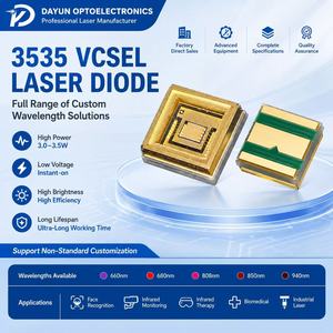 <span class=keywords><strong>Diode</strong></span> laser infrarouge VCSEL 940nm <span class=keywords><strong>3W</strong></span> Gaas SMD haute intensité pour caméra CCTV, vision nocturne, reconnaissance faciale, détection - Product Image 1