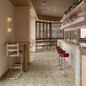 Beige 50*200mm Carreaux de pierre calcaire naturelle Carreaux de mur de sol à longue bande pour cafés Restaurants <span class=keywords><strong>Ardoise</strong></span> - Product Image 5