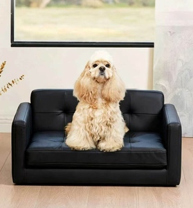 Cama para Mascotas Golden Nest Silver Nest, Sofá para Gatos y Perros Pequeños, Cama de Cuero Estilo Bauhaus, Sofá para Perros, Sofá para Gatos Universal para las Cuatro Estaciones - Product Image 1