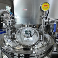 Homogénéisateur émulsifiant sous vide à cisaillement élevé 100l 200l 300l 500l mélangeur équipement de production de cosmétiques machine de fabrication d'huile capillaire
