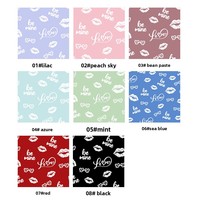 Papier d'emballage pour bouquet nacré imperméable Aierflorist Craze Kiss Saint-Valentin 56x56cm 20 feuilles Matériel pour fleuristes Usine