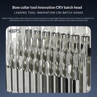 Nouvel ensemble de tournevis multifonction de précision 58-en-1, plaqué nickel, magnétique, durable, en CRV, avec poignée en plastique, outil multi-accessoires, petit format