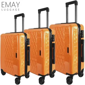 2020 नए डिजाइन फैशनेबल यात्रा सूटकेस पीसी + ABS सामान