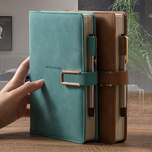 Custom Logo Hardcover A5 Diary Planner PU Leather Cover Magnetic Closure Customizable Color Logo 100 <b>Lined</b> Pages High Quality - Product Image 2