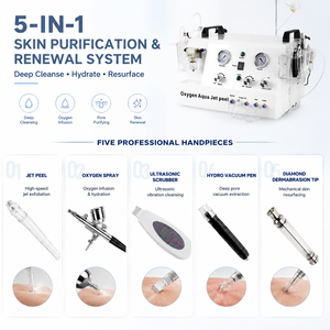 Máquina Multifuncional 6 en 1 <span class=keywords><strong>de</strong></span> Hidrodermoabrasión con Oxígeno para Limpieza Profunda <span class=keywords><strong>de</strong></span> la Piel - Product Image 2