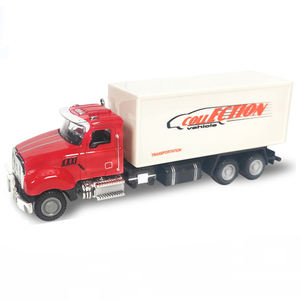 Camioneta <span class=keywords><strong>de</strong></span> <span class=keywords><strong>Juguete</strong></span> Metálica Personalizada con Logotipo, Escala 1:50, Económica, Amarilla y Blanca, Deslizante, <span class=keywords><strong>de</strong></span> Metal Fundido a Presión, Camión <span class=keywords><strong>de</strong></span> Carga - Product Image 3