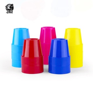Famille classique <span class=keywords><strong>de</strong></span> table jouet vitesse tasses <span class=keywords><strong>jeu</strong></span> pour 2 à 4 joueurs défi - Product Image 2