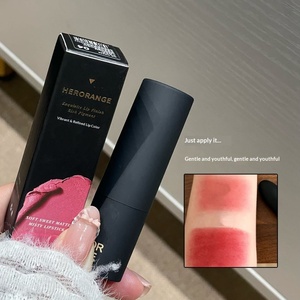 Lápiz Labial Mate Ligeramente Dulce, Tonos Nude <span class=keywords><strong>de</strong></span> Baja Saturación, Larga Duración, No se Desvanece, Realza el Tono <span class=keywords><strong>de</strong></span> Piel, Brillo Labial R829, Set en Caja - Product Image 2