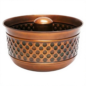 Steel Garden <b>Hose</b> <b>Reel</b> with Antique Metal Finish Adjustable Weatherproof & Elegant for Outdoor Patio Storage Axiom Home Accents - Product Image 1