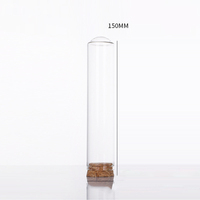 Flacon en verre, mini bouteilles à souhait, adapté au Logo personnalisé, pot de rangement en verre transparent, avec bouchon en liège, 5ml 10ml 15ml 20ml 25ml, vente en gros, pièces
