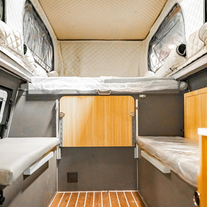 Camping-car pour <span class=keywords><strong>camion</strong></span>, caravane pop-up en fibre de verre ou aluminium, 2 personnes, charge utile de 600 kg, taille personnalisée, adaptable aux <span class=keywords><strong>4x4</strong></span>, en vente - Product Image 5
