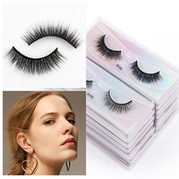 Faux cils en bande de la série Flash Packing en gros, plus doux, et faux cils effet 3D en vison synthétique à marque privée