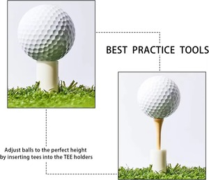 Tees <span class=keywords><strong>de</strong></span> golf à hauteur réglable personnalisés Tees <span class=keywords><strong>de</strong></span> golf durables en caoutchouc souple - Product Image 4