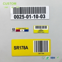 Lot d'étiquettes industrielles magnétiques personnalisées en gros avec code-barres, code QR et impression de code couleur pour bacs de stockage et rayonnages